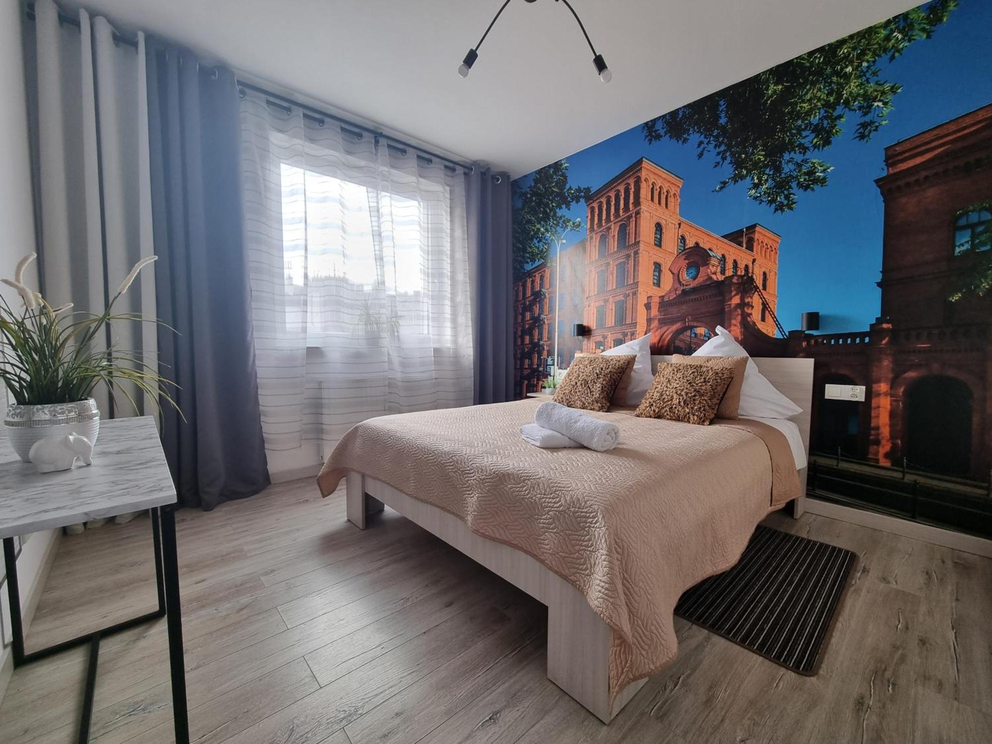 Q Apart Grand - Klimatyzowane 3 Pokojowe Apartamenty Przy Manufakturze Z Garazem Gratis, Fv Lodz (Lodz) Luaran gambar